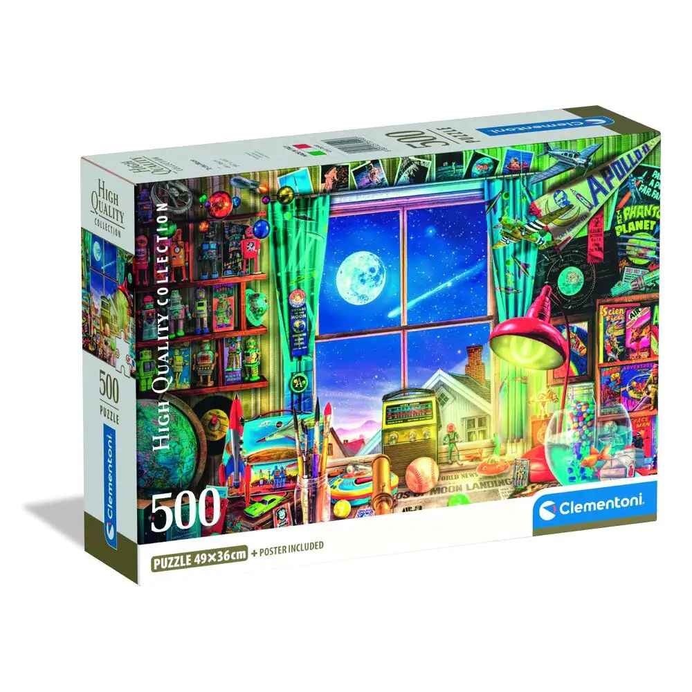 High Quality To The Moon Puzzle 500St Produktfoto