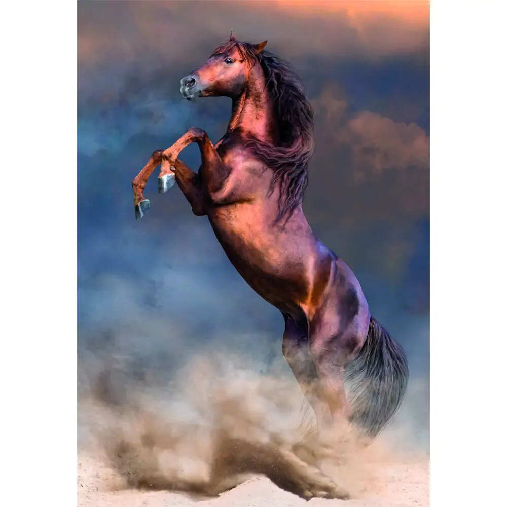 High Quality Wild Red Stallion Puzzle 500St Produktfoto