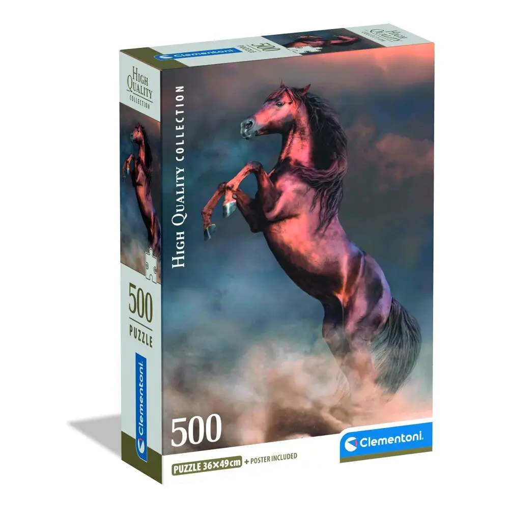 High Quality Wild Red Stallion Puzzle 500St Produktfoto