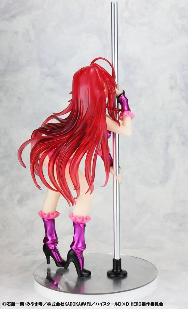 High School DxD Statue 1/7 Rias Gremory Pole Dance Ver. Purple Color 20 cm termékfotó