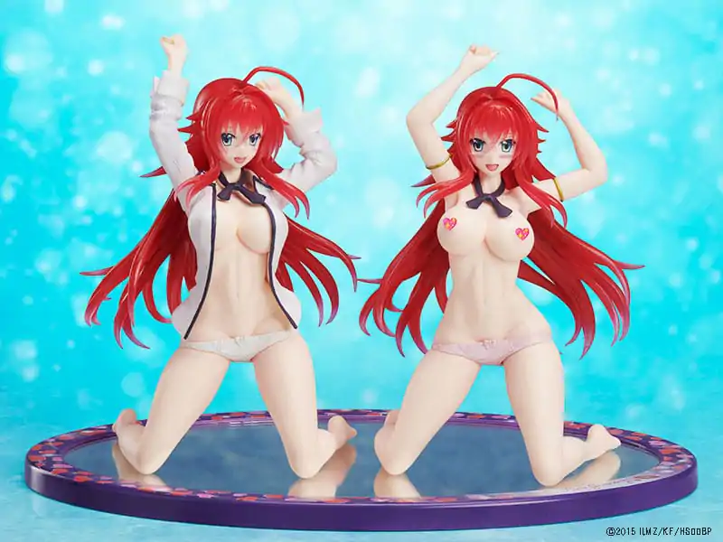 High School DxD BorN Statue 1/10 Rias Gremory Seduction &amp; SUPER Seduction Ver. DX Figure 2 Types Set 12 cm Produktfoto