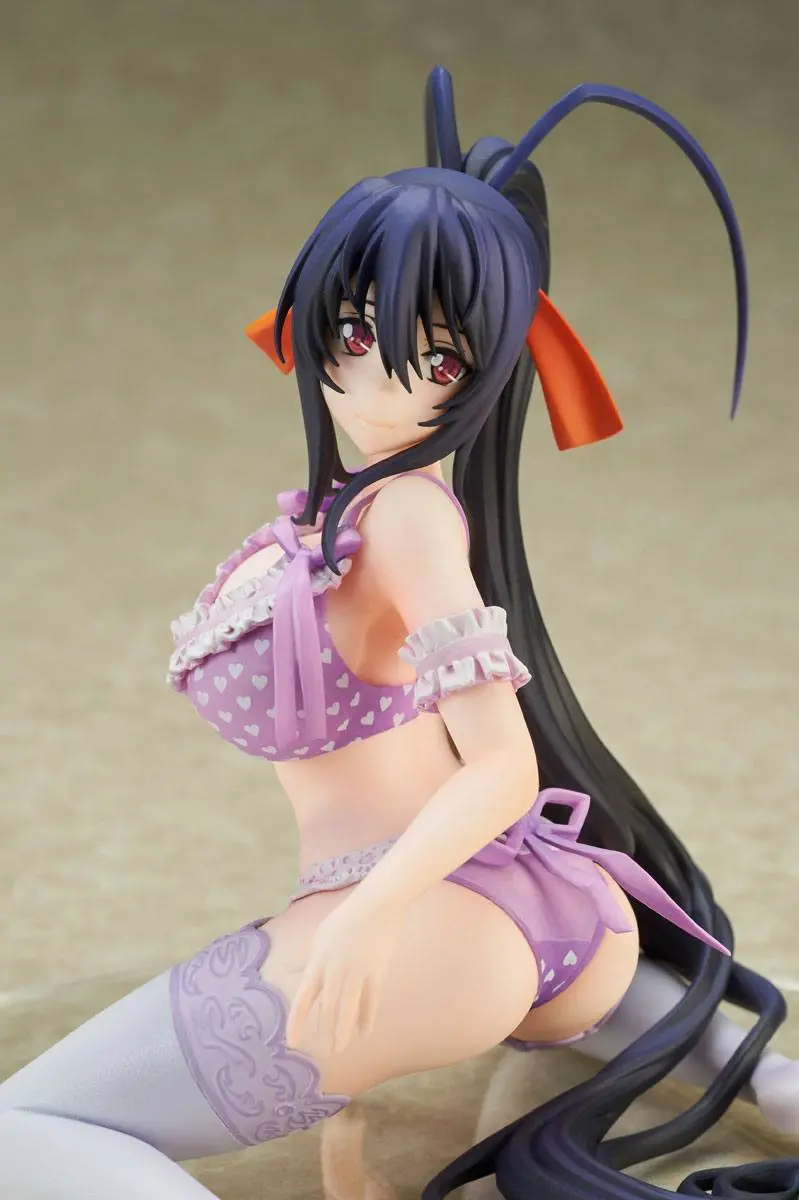 High School DxD HERO PVC Statue 1/7 Himejima Akeno Lingerie Ver. 14 cm termékfotó