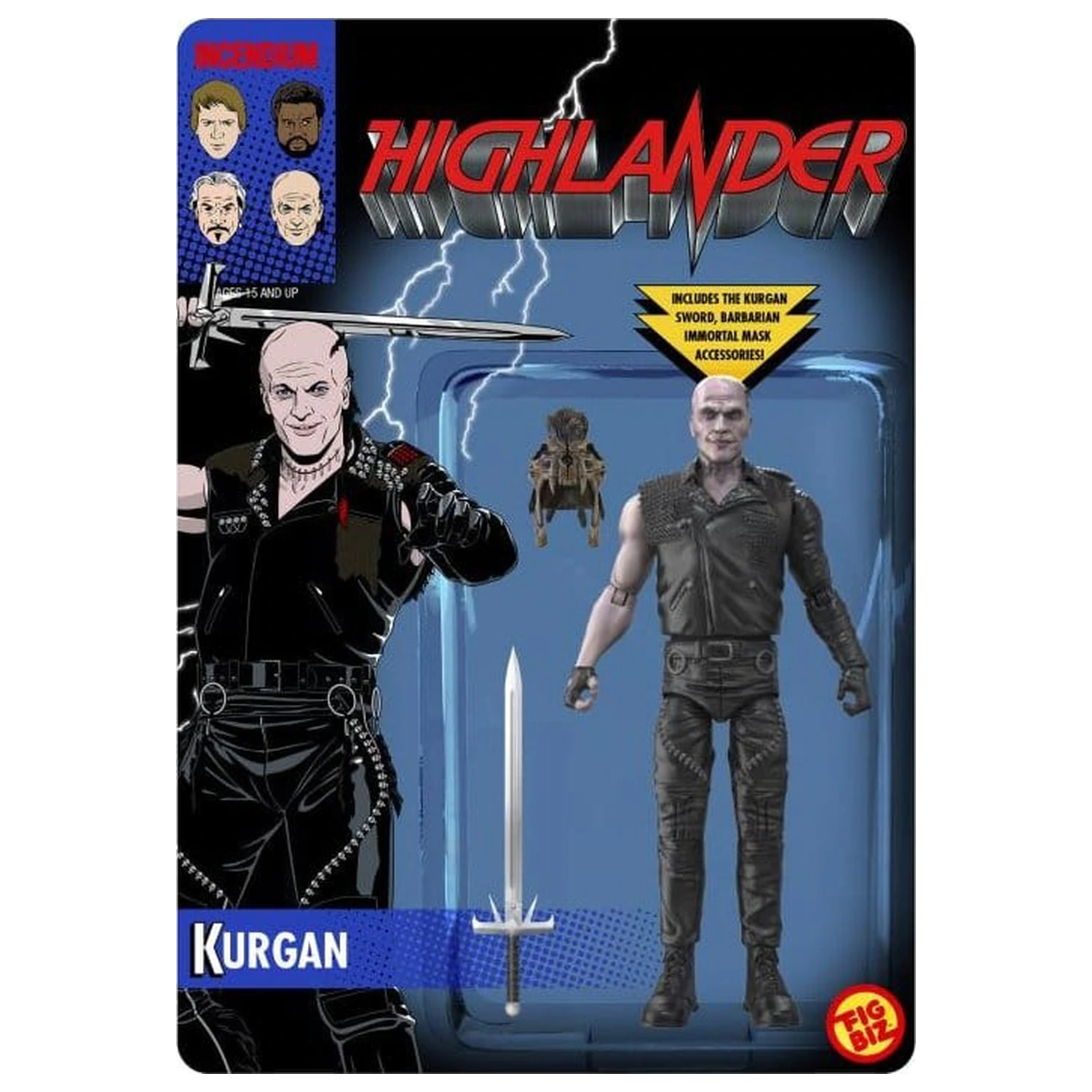 Highlander FigBiz Actionfigur The Kurgan 13 cm Produktfoto