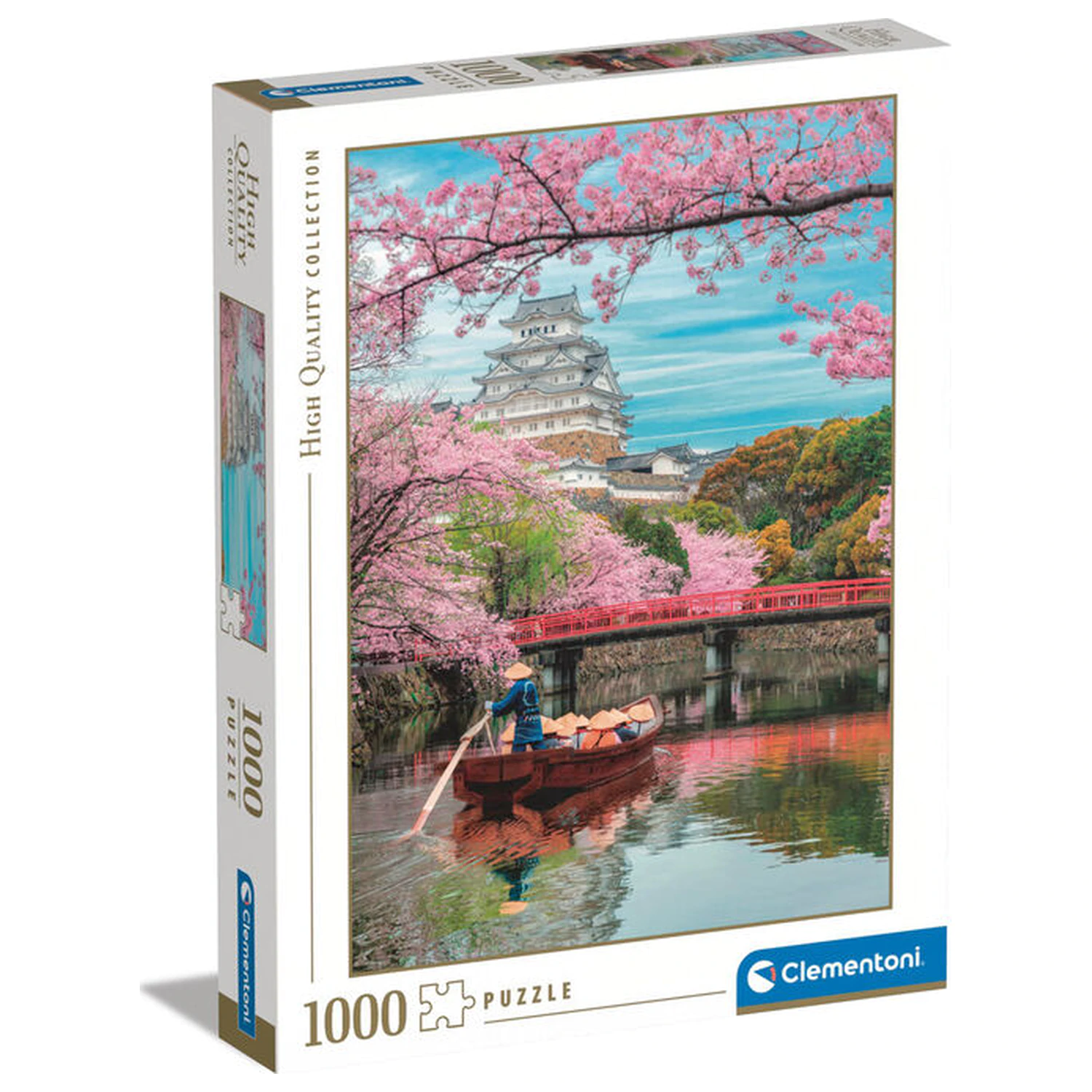 Himeji Castle in Spring Puzzle 1000 Teile Produktfoto