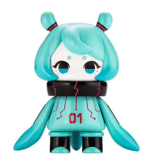 Hinomoto Heavy Industries Actionfigur Ocean Exploration Robot Denshitako No. 3 Hatsune Miku Color Ver. 9 cm termékfotó