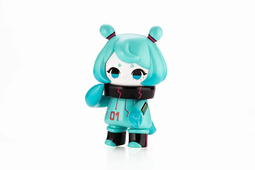 Hinomoto Heavy Industries Actionfigur Ocean Exploration Robot Denshitako No. 3 Hatsune Miku Color Ver. 9 cm termékfotó