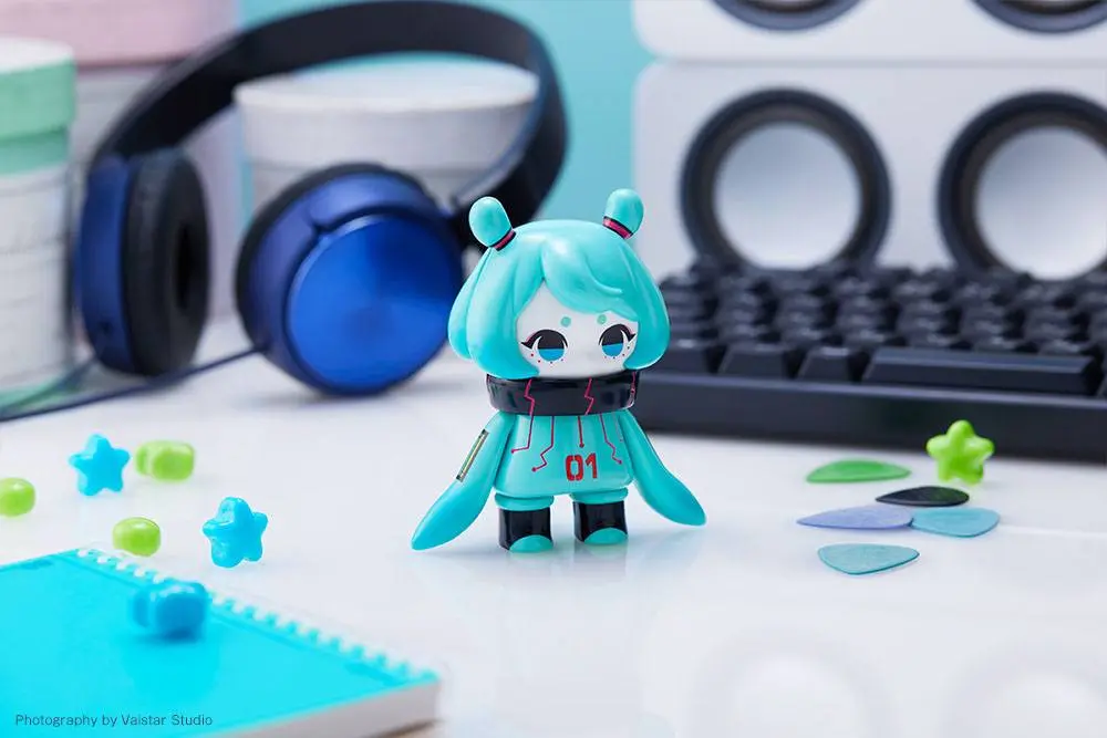 Hinomoto Heavy Industries Actionfigur Ocean Exploration Robot Denshitako No. 3 Hatsune Miku Color Ver. 9 cm termékfotó