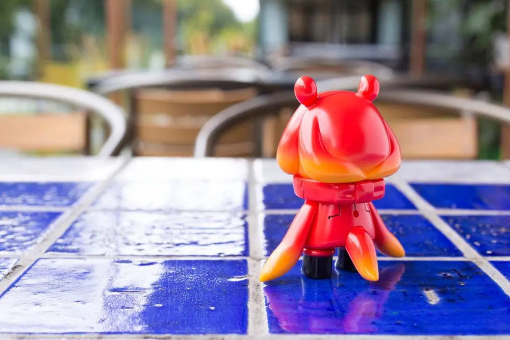 Hinomoto Heavy Industries Actionfigur Ocean Exploration Robot Denshitako No. 3 Normal Color 9 cm Produktfoto