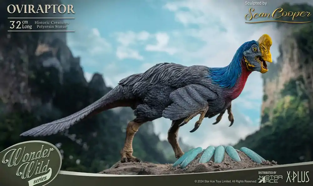 Historic Creatures The Wonder Wild Series Statue Oviraptor 32 cm termékfotó
