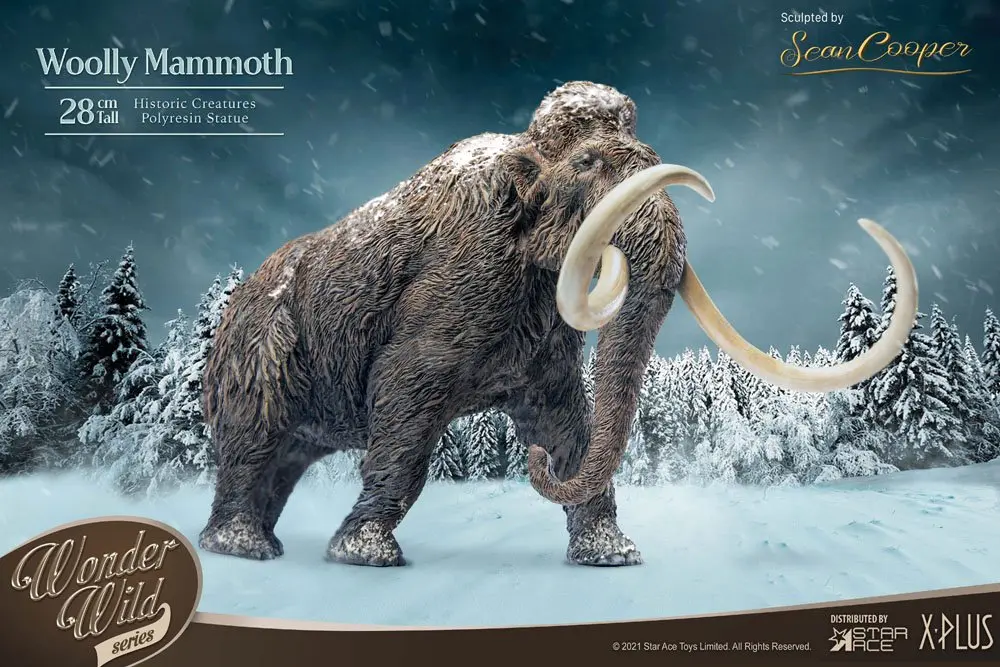Historic Creatures The Wonder Wild Series Statue The Woolly Mammoth 28 cm Produktfoto