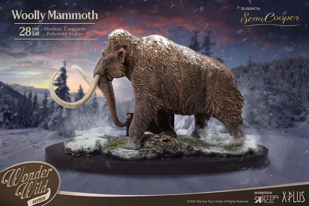 Historic Creatures The Wonder Wild Series Statue The Woolly Mammoth 28 cm Produktfoto