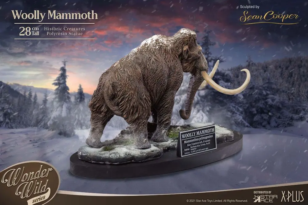 Historic Creatures The Wonder Wild Series Statue The Woolly Mammoth 28 cm Produktfoto