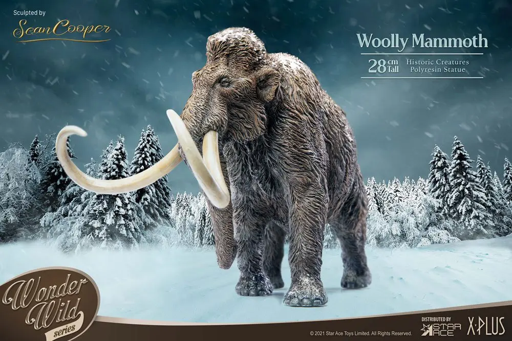 Historic Creatures The Wonder Wild Series Statue The Woolly Mammoth 28 cm Produktfoto