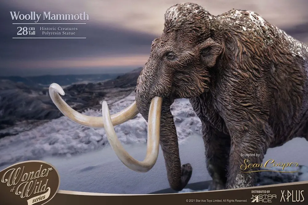 Historic Creatures The Wonder Wild Series Statue The Woolly Mammoth 28 cm Produktfoto