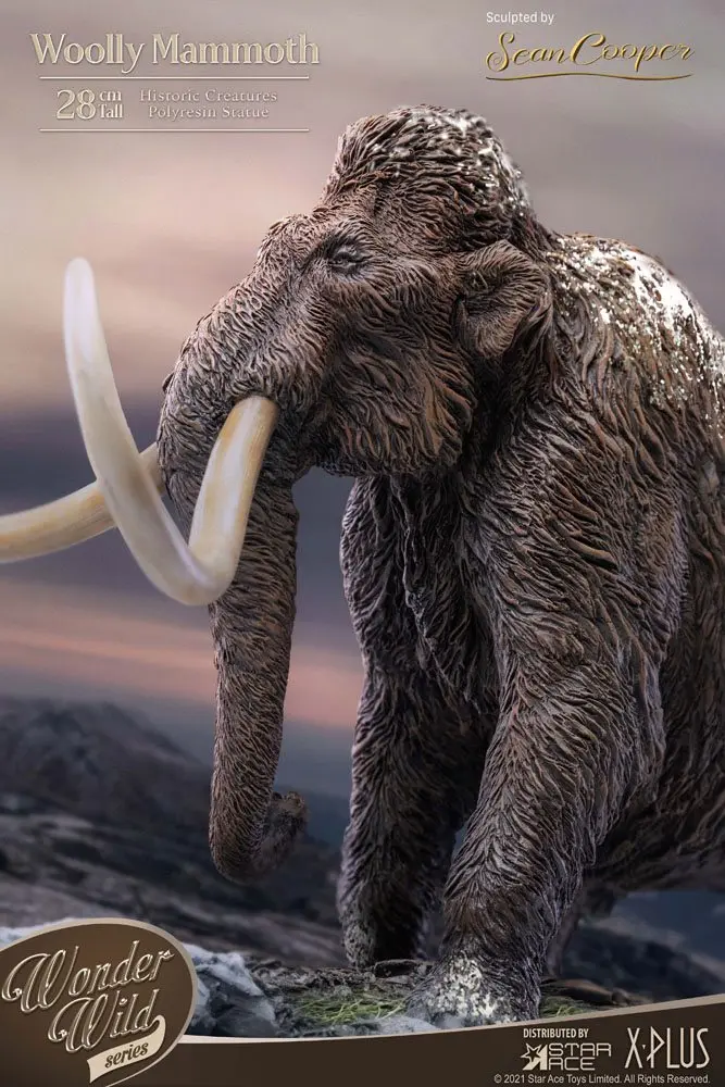 Historic Creatures The Wonder Wild Series Statue The Woolly Mammoth 28 cm Produktfoto