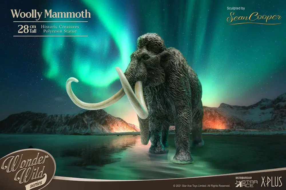 Historic Creatures The Wonder Wild Series Statue The Woolly Mammoth 28 cm Produktfoto