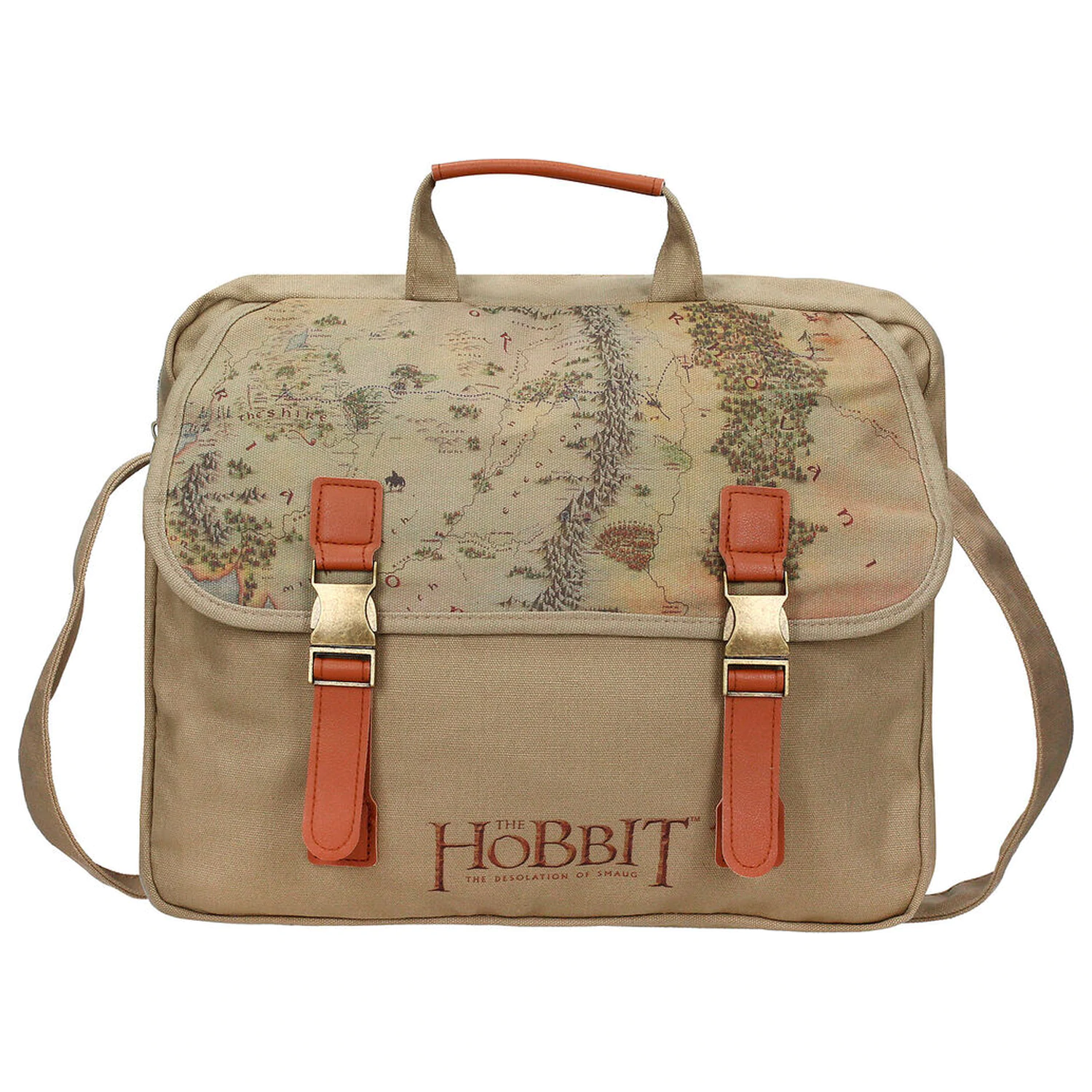 Hobbit Map Stoff Umhängetasche Produktfoto