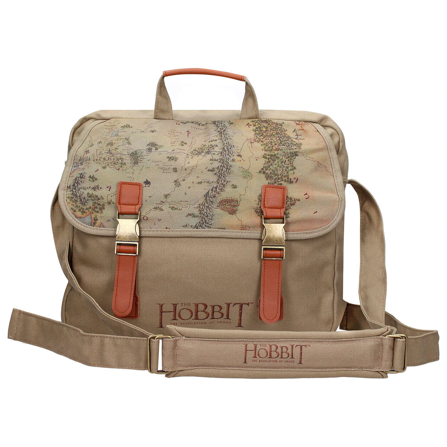 Hobbit Map Stoff Umhängetasche Produktfoto
