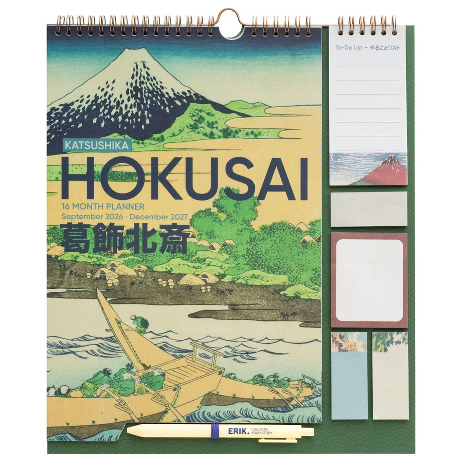 Hokusai Wandplaner 2026/27 30 x 34 cm Produktfoto