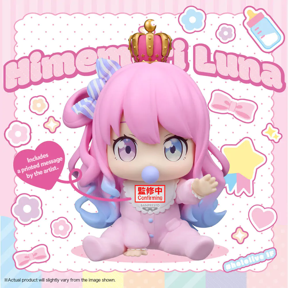 Hololive Holobabies Himemori Luna Figur 13cm Produktfoto