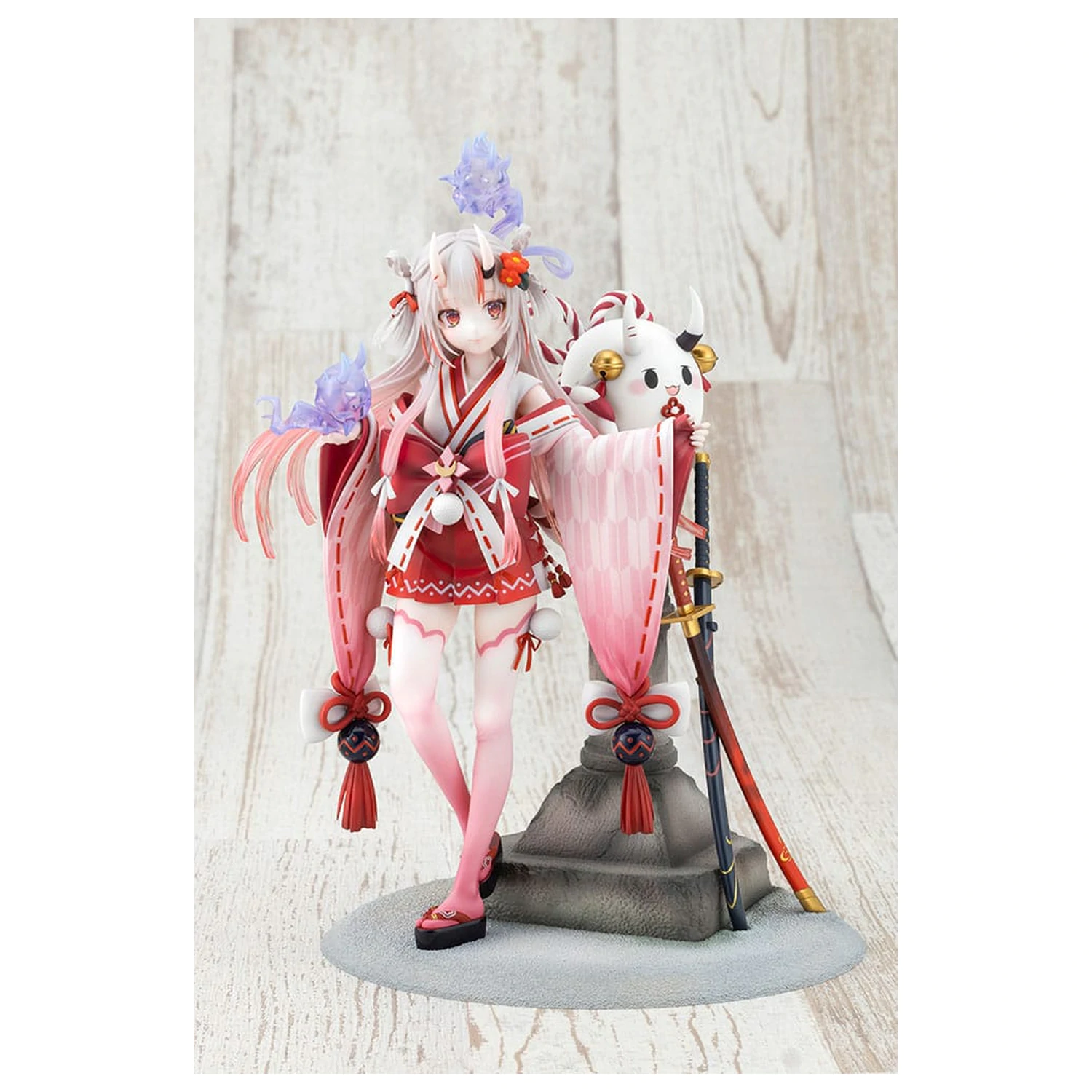 Hololive Production PVC Statue 1/7 Nakiri Ayame Shrine Maiden Fortune Outfit Ver. 26 cm Produktfoto