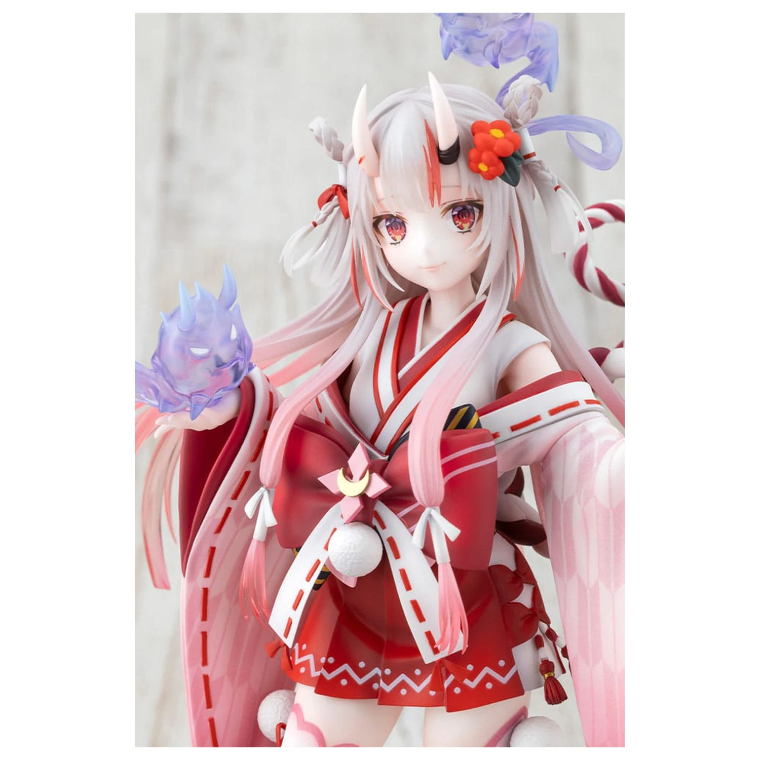 Hololive Production PVC Statue 1/7 Nakiri Ayame Shrine Maiden Fortune Outfit Ver. 26 cm Produktfoto