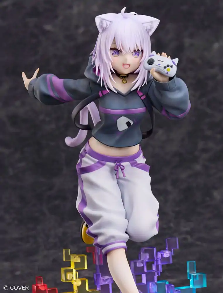 Hololive Production PVC Statue 1/7 Nekomata Okayu We Are Gamers Ver. 23 Zentimeter Produktfoto