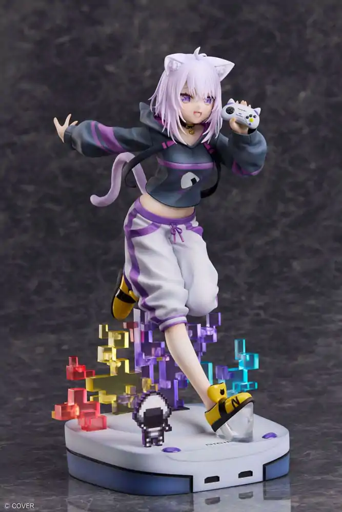 Hololive Production PVC Statue 1/7 Nekomata Okayu We Are Gamers Ver. 23 Zentimeter Produktfoto