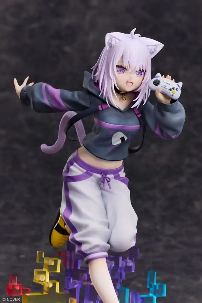 Hololive Production PVC Statue 1/7 Nekomata Okayu We Are Gamers Ver. 23 Zentimeter Produktfoto