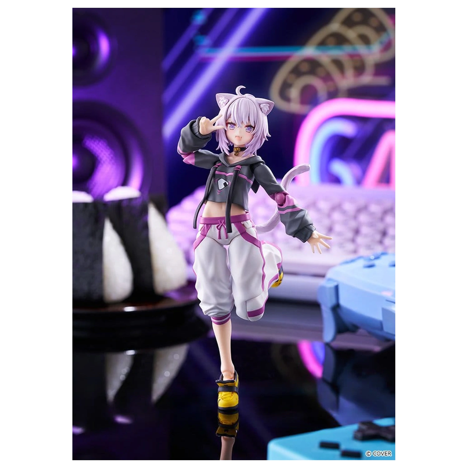 Hololive Production figma Action-Figur Nekomata Okayu 14 cm Produktfoto