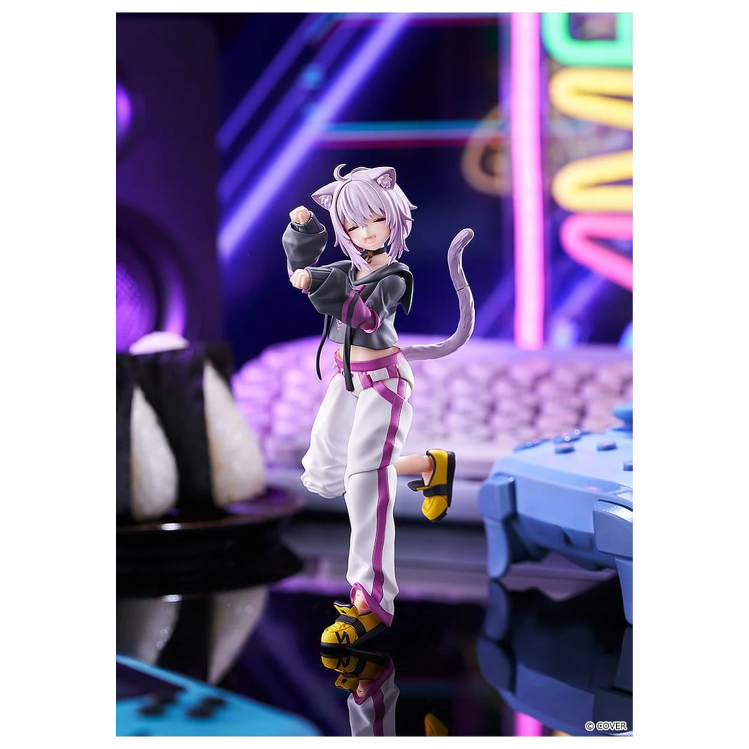 Hololive Production figma Action-Figur Nekomata Okayu 14 cm Produktfoto