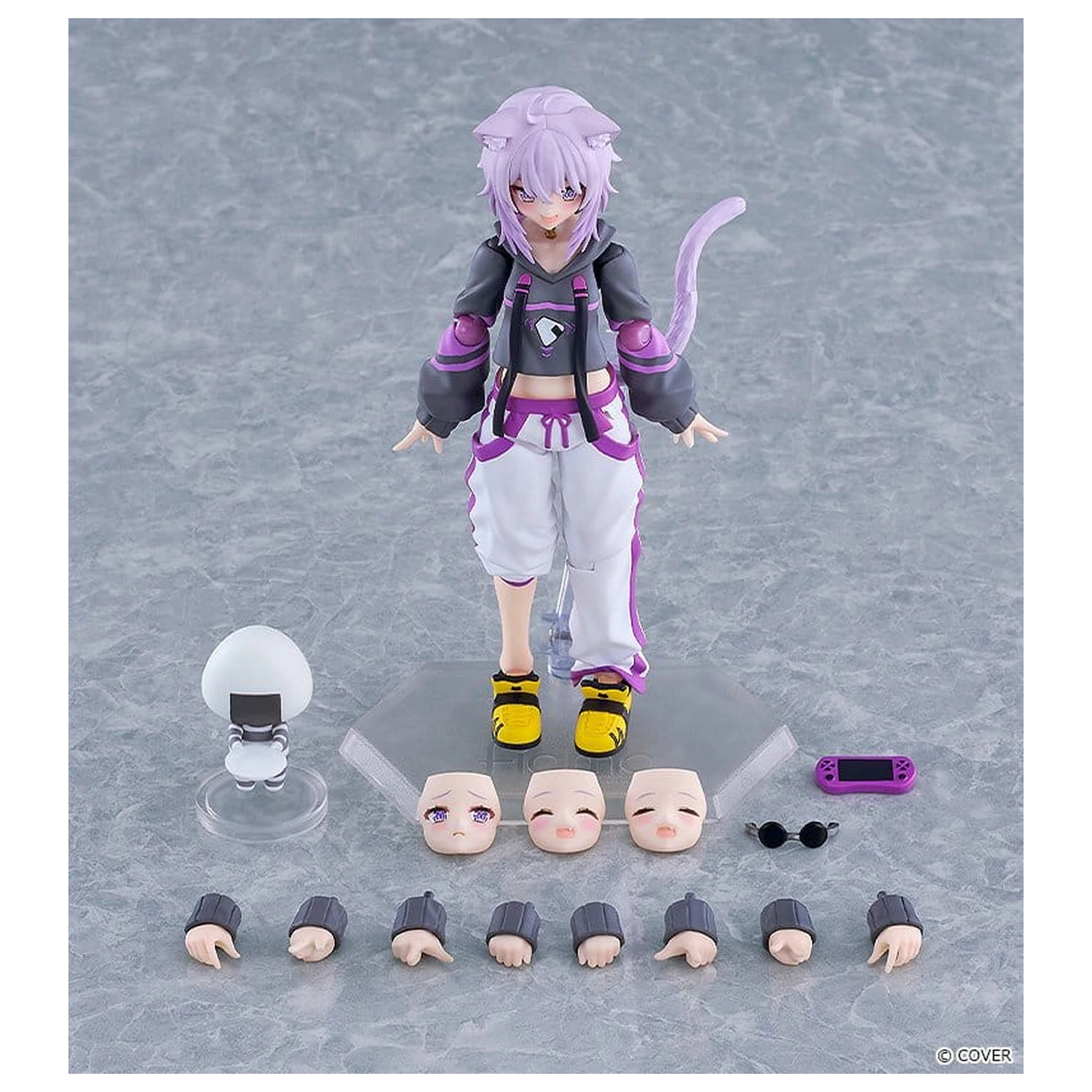 Hololive Production figma Action-Figur Nekomata Okayu 14 cm Produktfoto