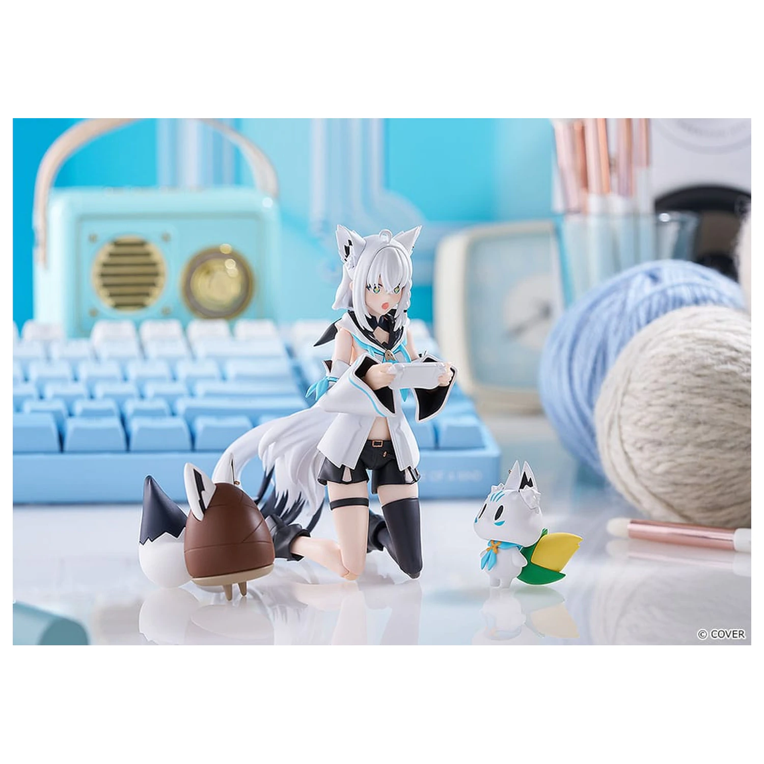 Hololive Production Figma Action-Figur Shirakami Fubuki 15 cm Produktfoto