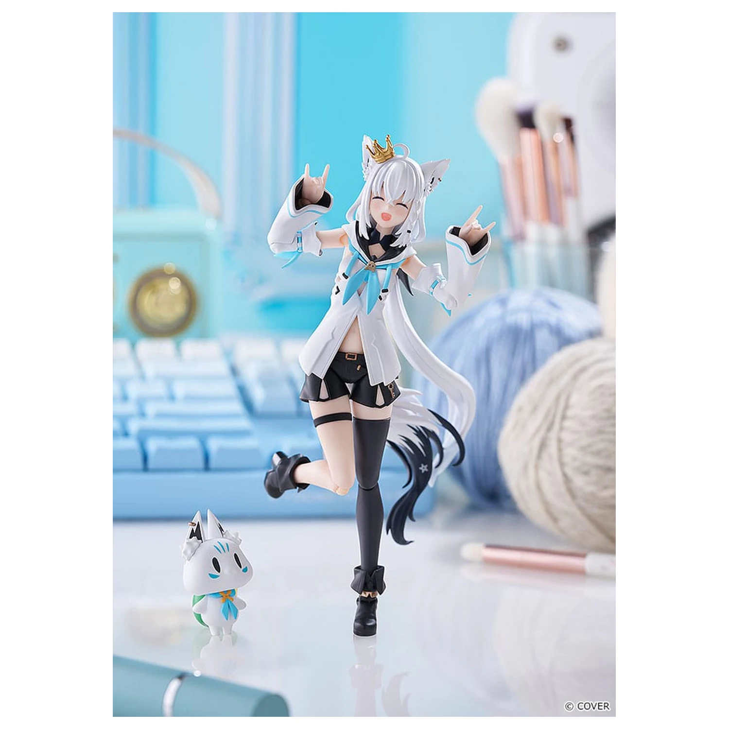 Hololive Production Figma Action-Figur Shirakami Fubuki 15 cm Produktfoto