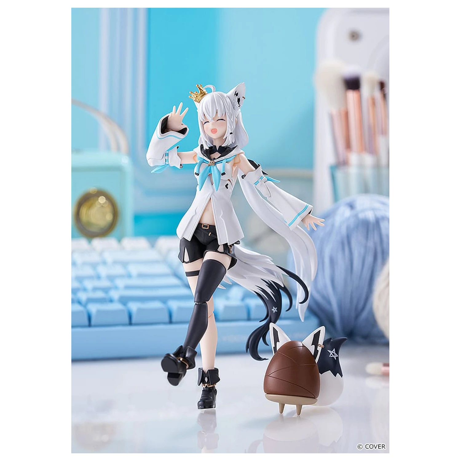 Hololive Production Figma Action-Figur Shirakami Fubuki 15 cm Produktfoto