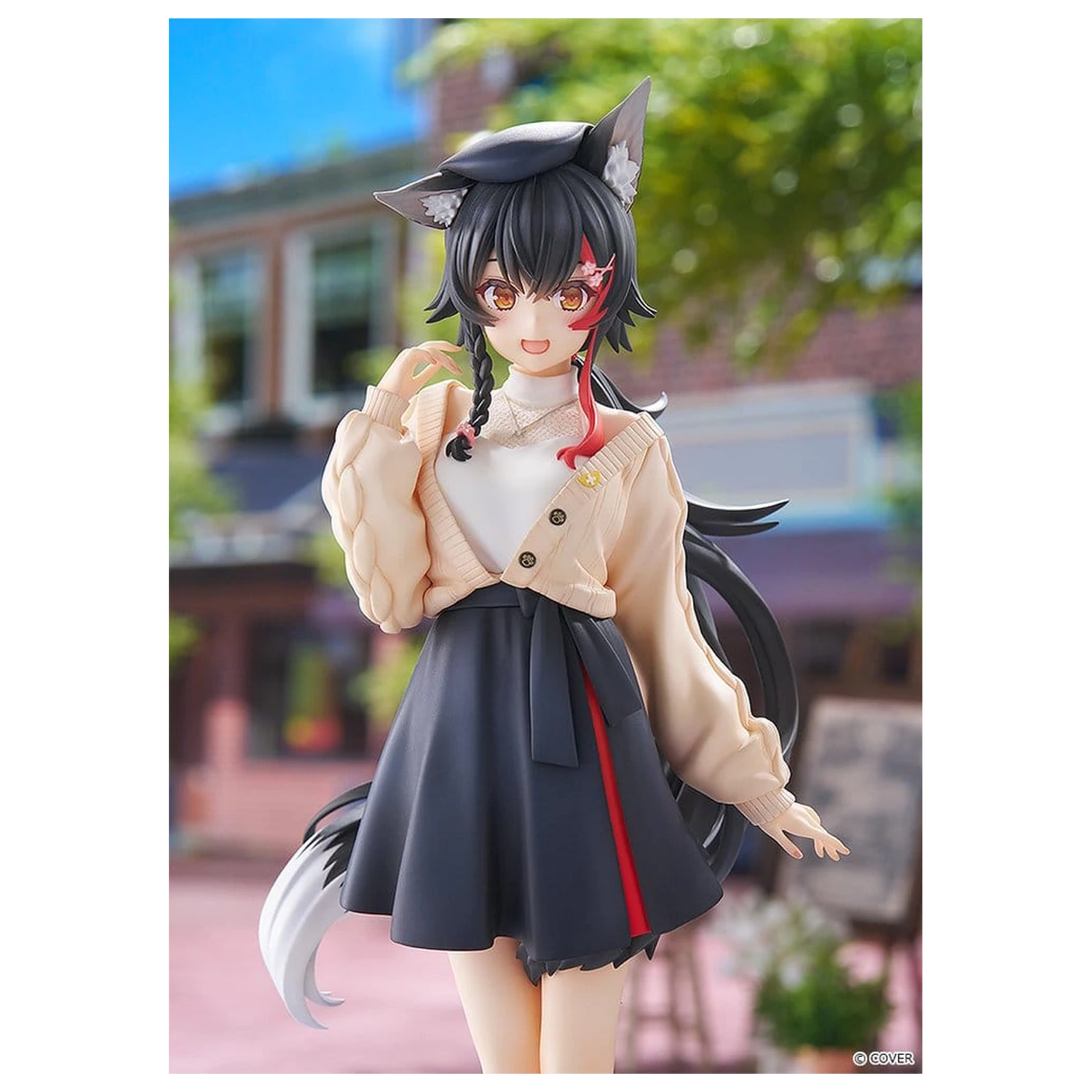 Hololive Production G.S. Collection PVC Figur 1/7 Ookami Mio Date Style - Street Outfit Ver. 24 cm Produktfoto