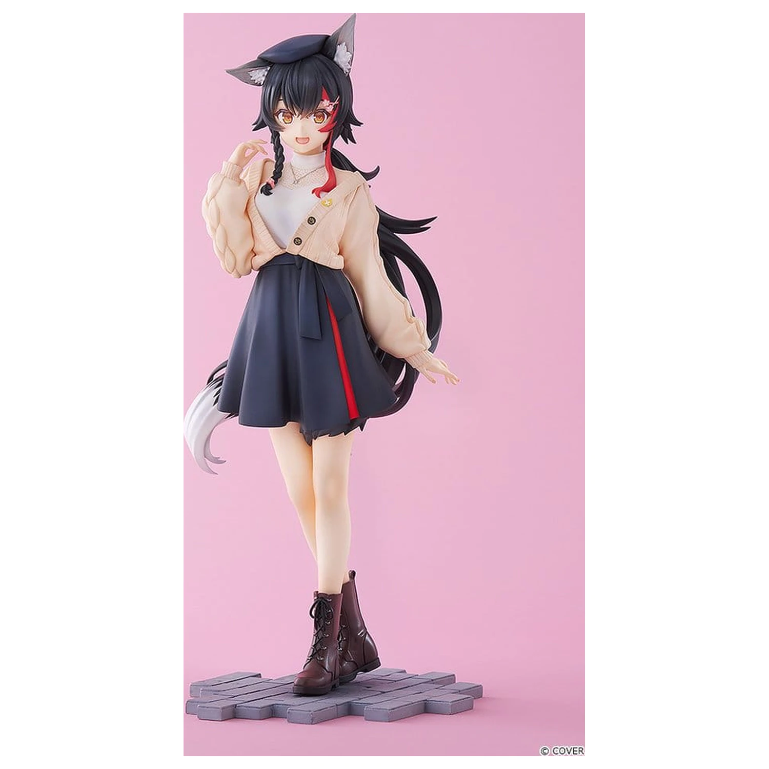 Hololive Production G.S. Collection PVC Figur 1/7 Ookami Mio Date Style - Street Outfit Ver. 24 cm Produktfoto