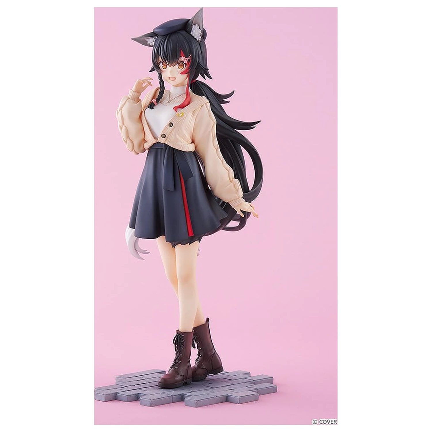 Hololive Production G.S. Collection PVC Figur 1/7 Ookami Mio Date Style - Street Outfit Ver. 24 cm Produktfoto