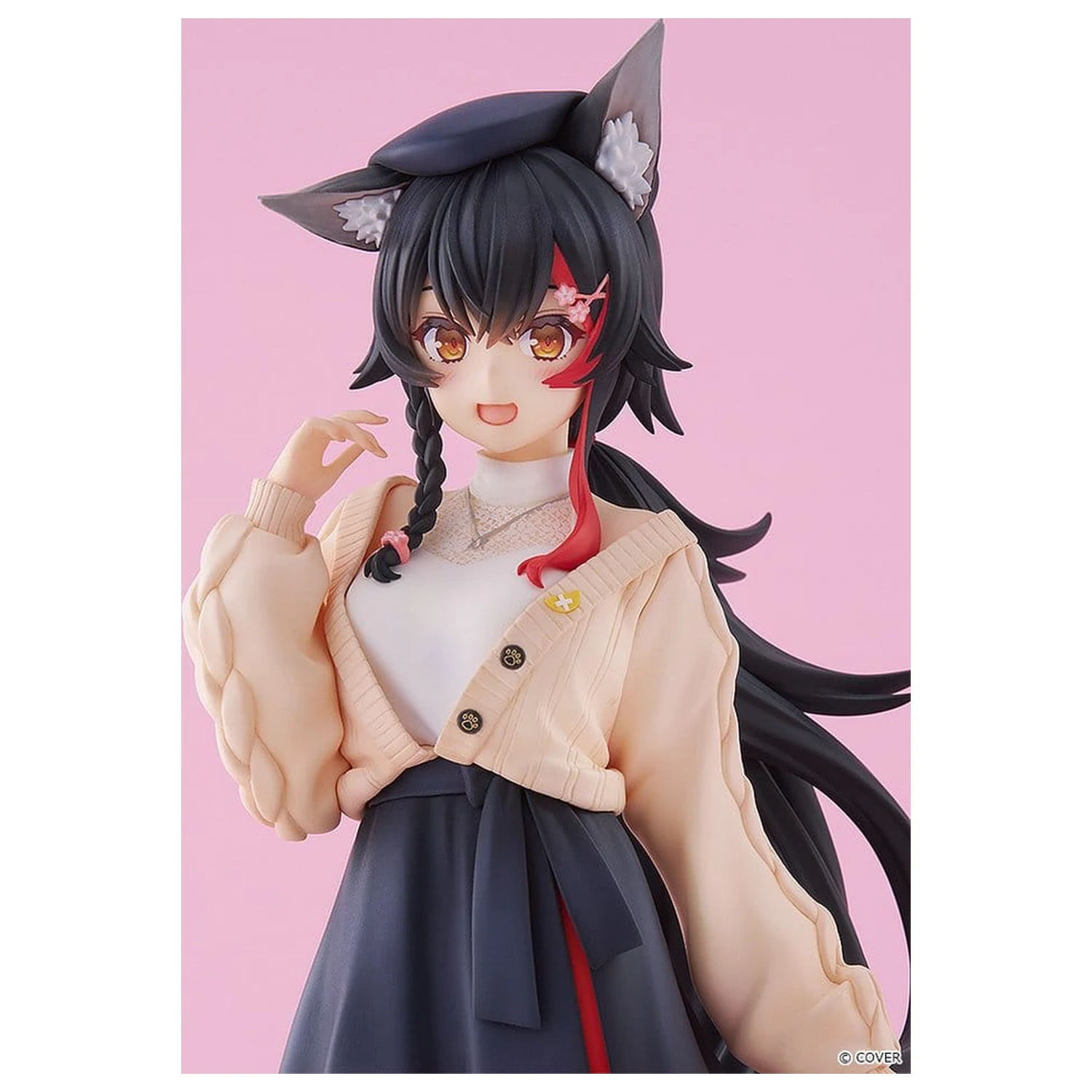 Hololive Production G.S. Collection PVC Figur 1/7 Ookami Mio Date Style - Street Outfit Ver. 24 cm Produktfoto