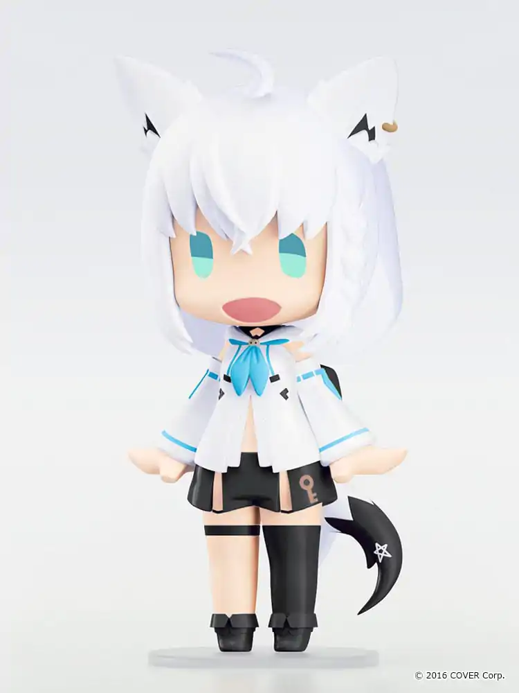 Hololive Production HELLO! GOOD SMILE Actionfigur Shirakami Fubuki 10 cm Produktfoto