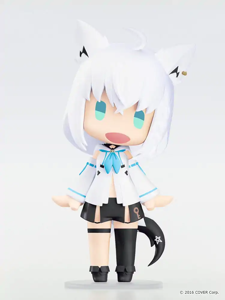 Hololive Production HELLO! GOOD SMILE Actionfigur Shirakami Fubuki 10 cm Produktfoto