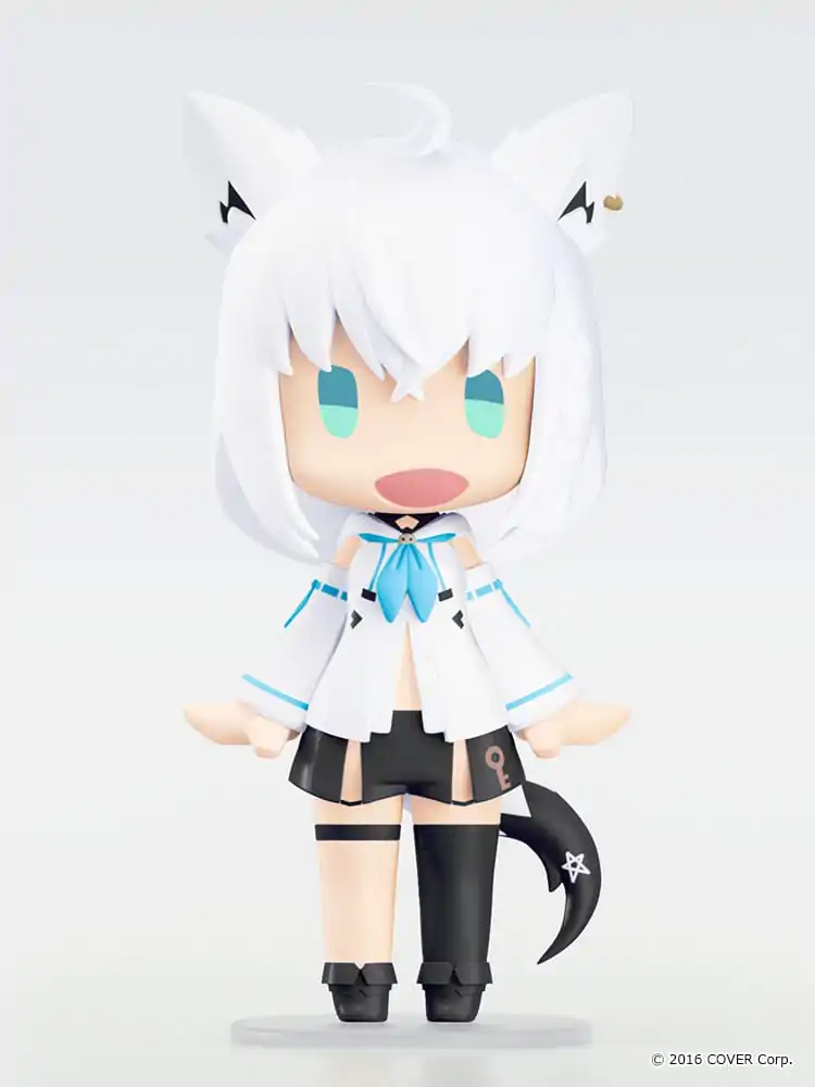 Hololive Production HELLO! GOOD SMILE Actionfigur Shirakami Fubuki 10 cm Produktfoto