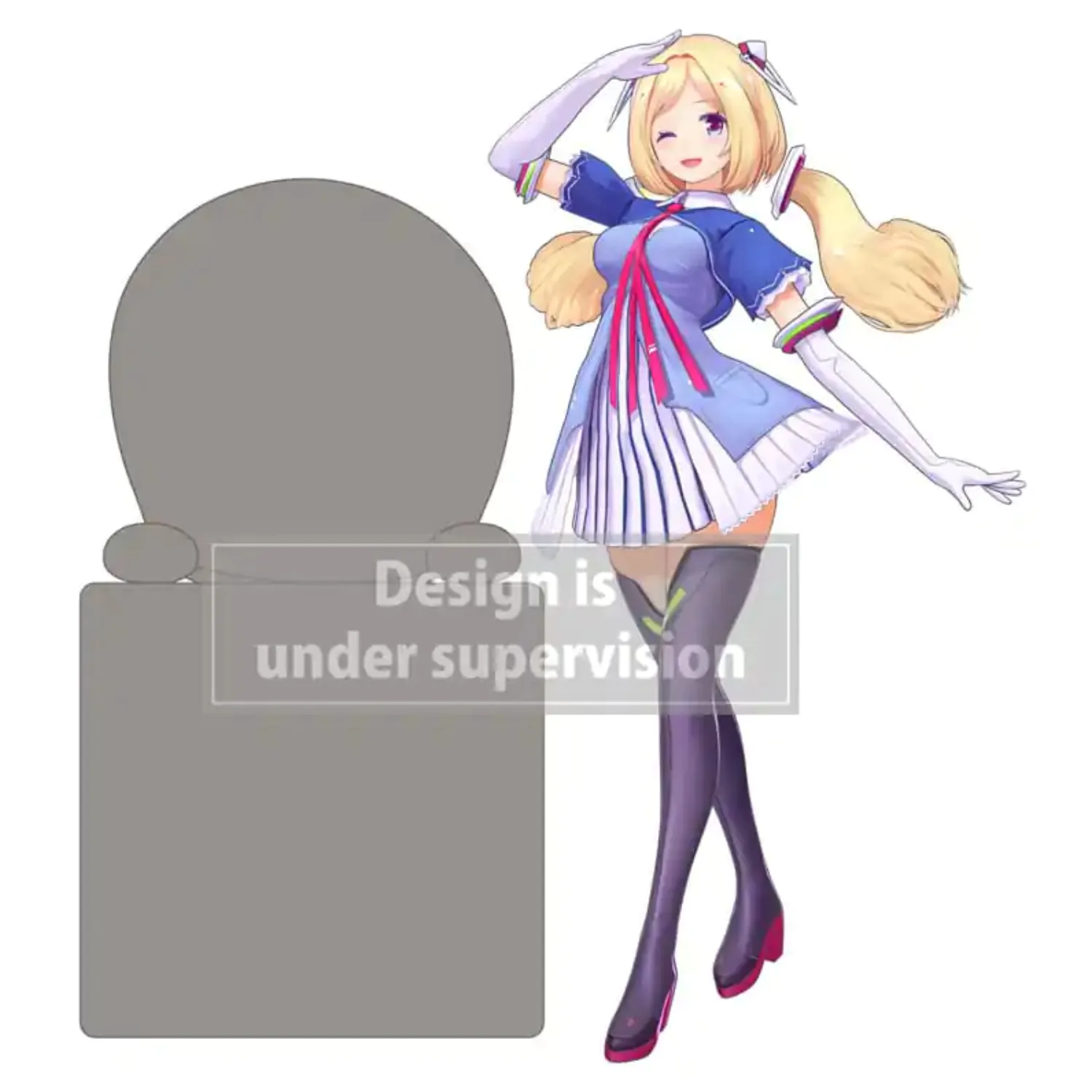 Hololive Production Hikkake PVC-Statue Aki Rosenthal 10 cm Produktfoto
