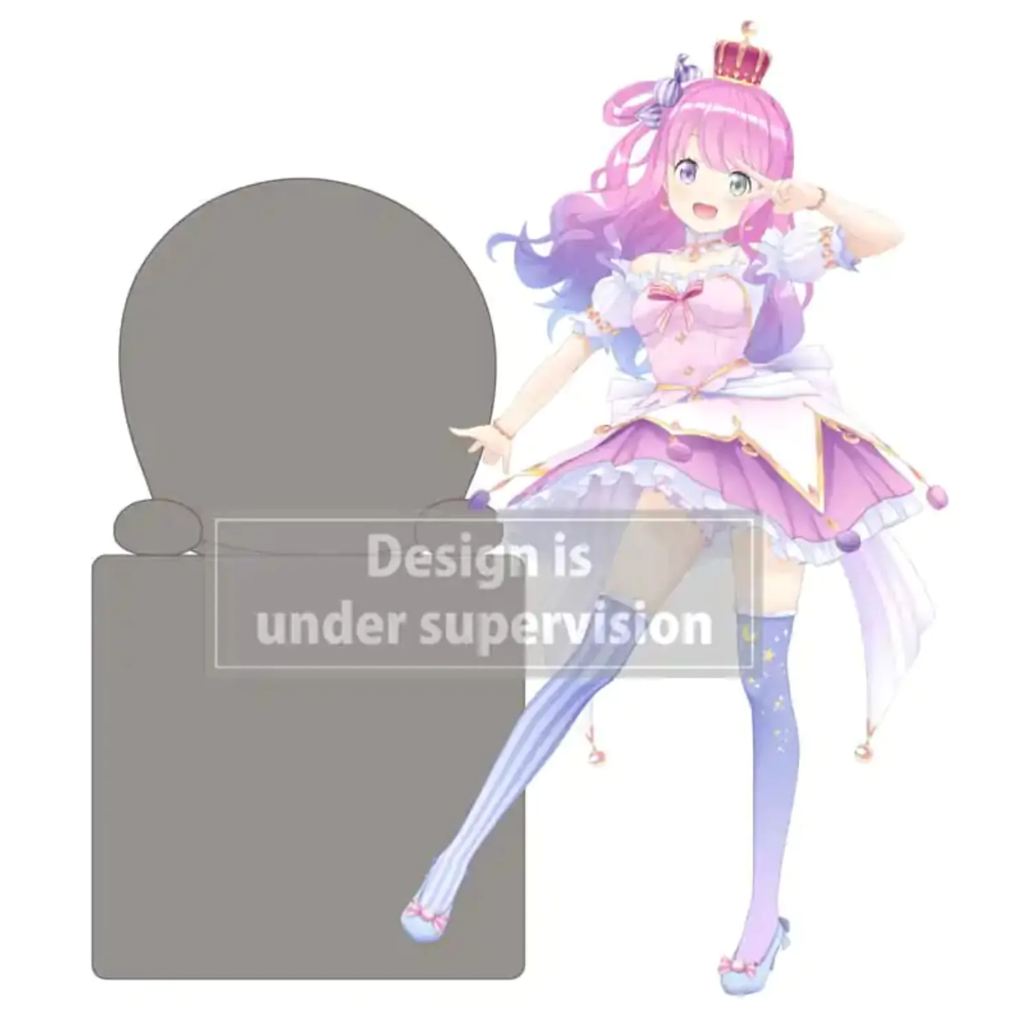 Hololive Production Hikkake PVC-Statue Himemori Luna 10 cm Produktfoto