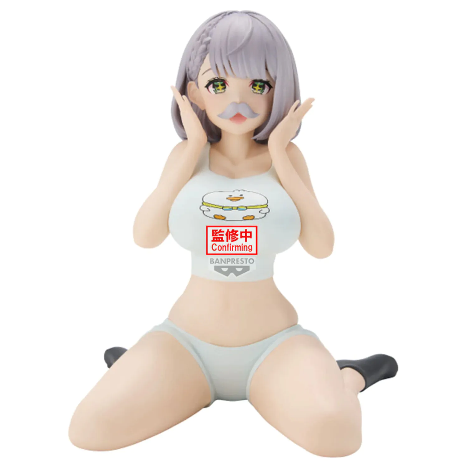 Hololive Shirogane Noel Relax Time Figur 12 cm Produktfoto