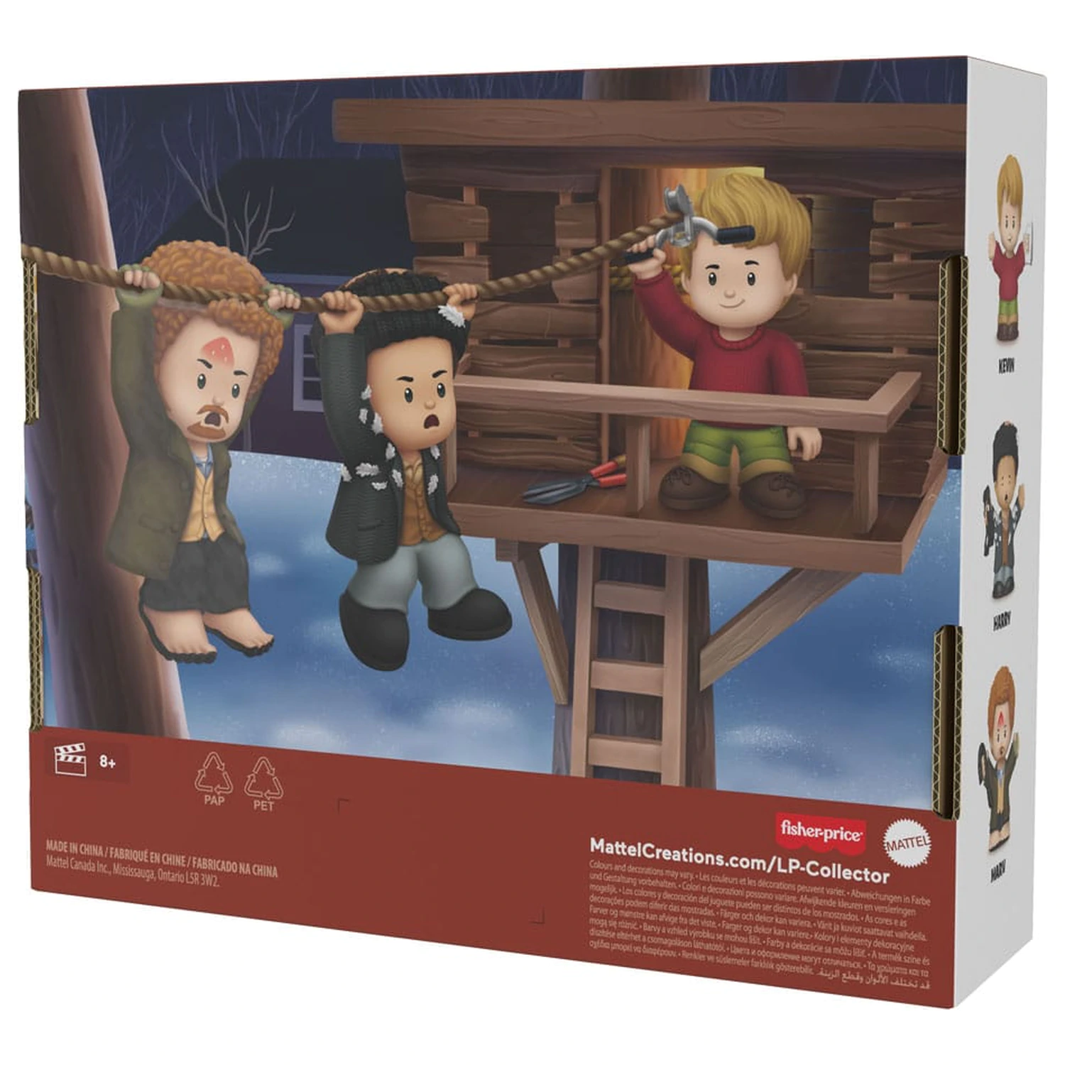 Home Alone Fisher-Price Little People Collector Mini Figuren 3er-Pack 7 cm Produktfoto