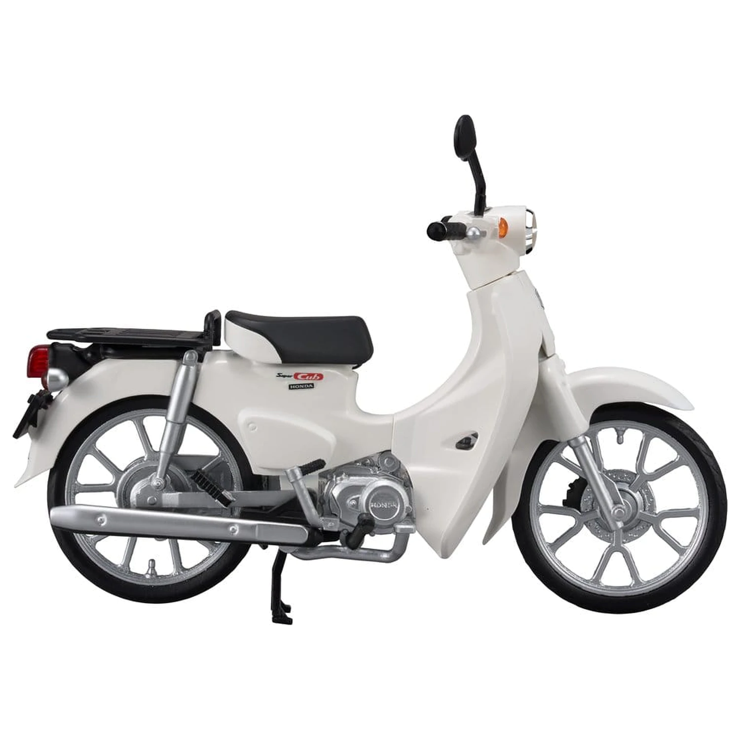 Honda Kaitanics Plastikmodellbausatz Super Cub 110 Classical White Produktfoto