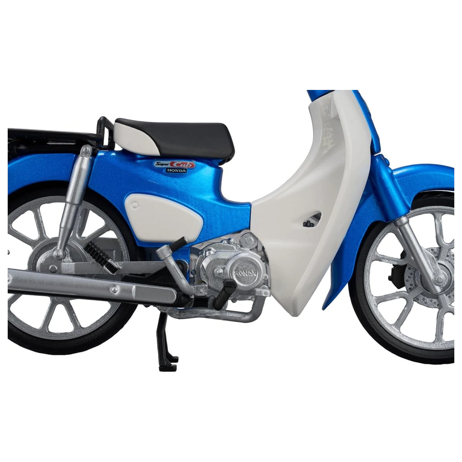 Honda Kaitanics Plastikmodellbausatz Super Cub 110 Glint Wave Blue Metallic Produktfoto