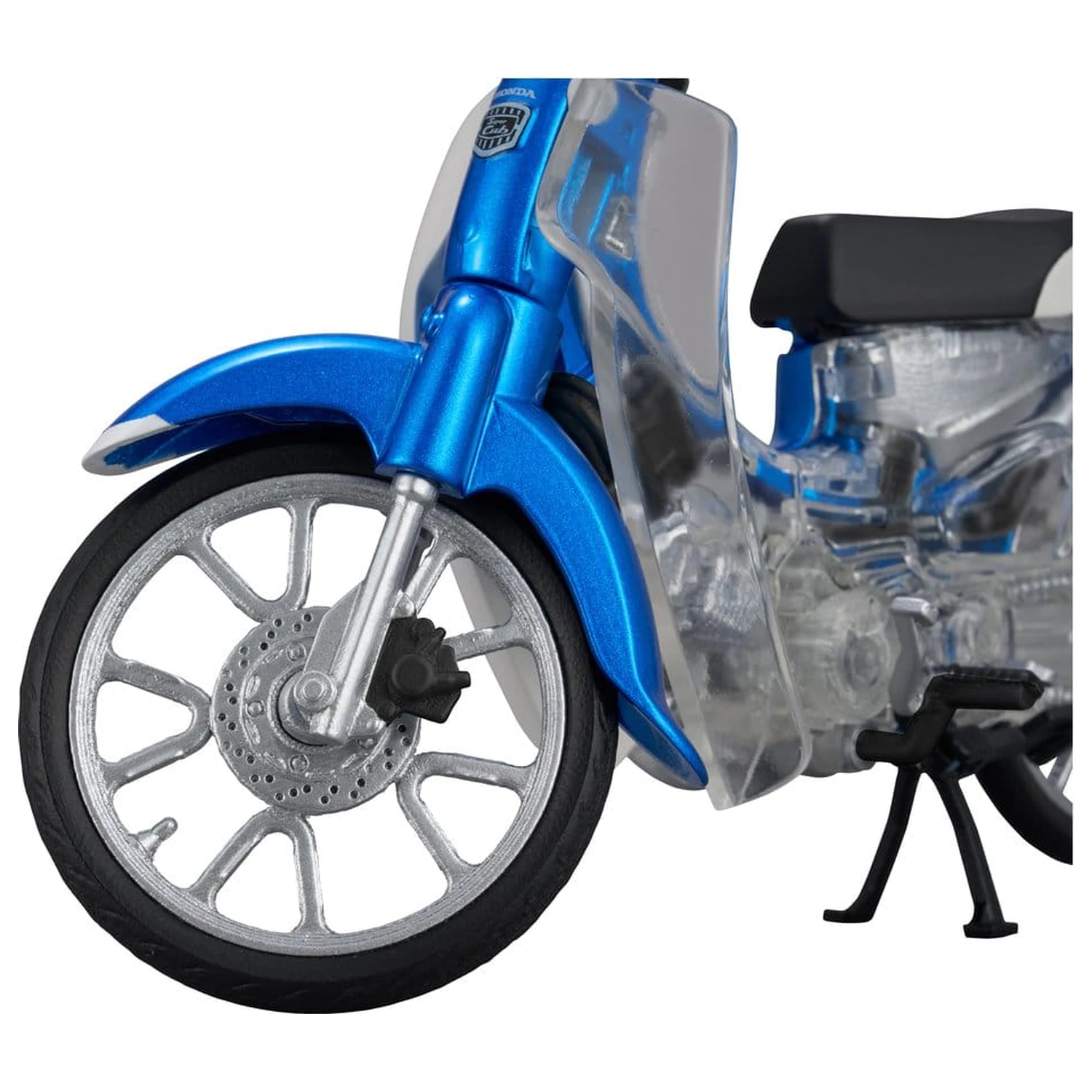 Honda Kaitanics Plastikmodellbausatz Super Cub 110 Glint Wave Blue Metallic Produktfoto