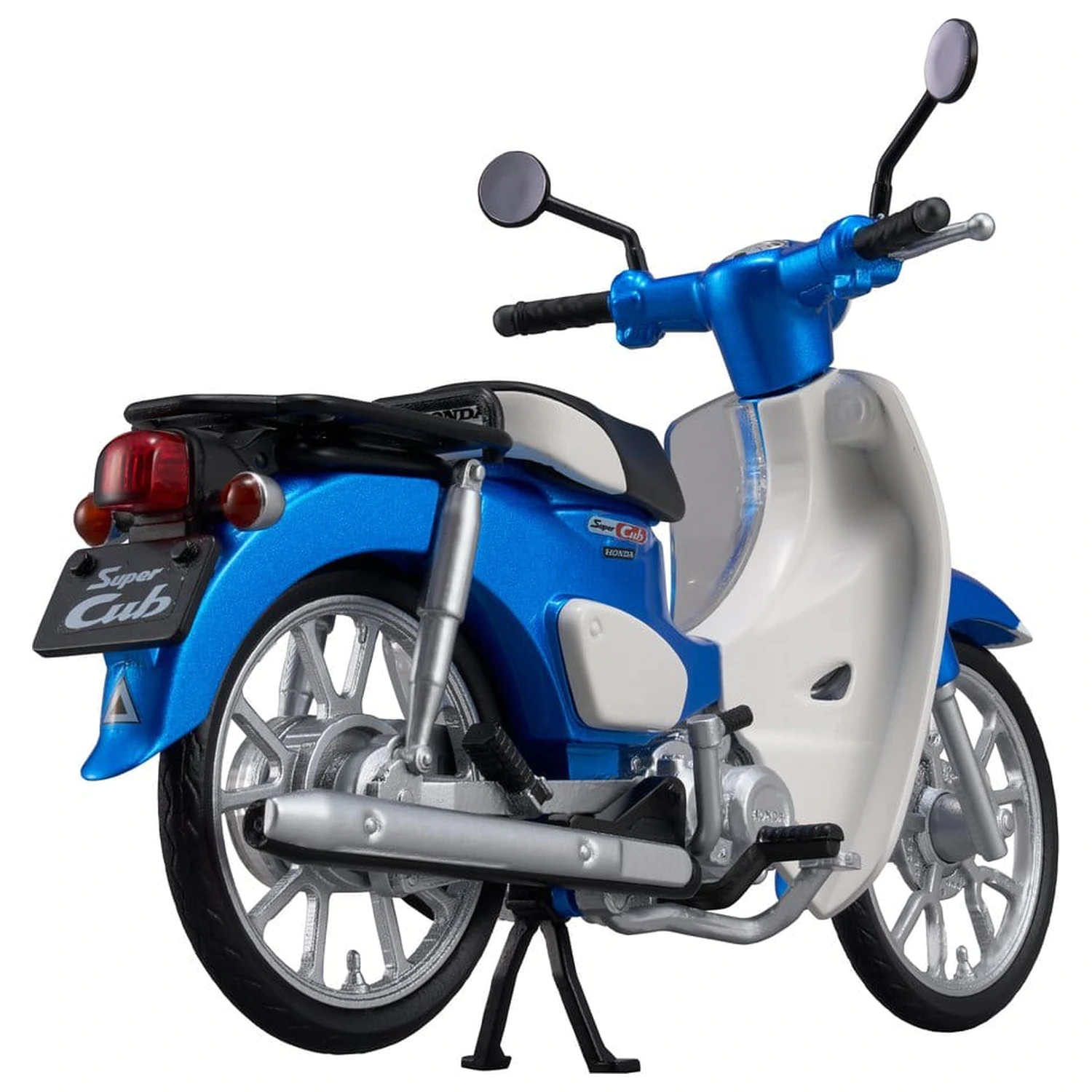 Honda Kaitanics Plastikmodellbausatz Super Cub 110 Glint Wave Blue Metallic Produktfoto